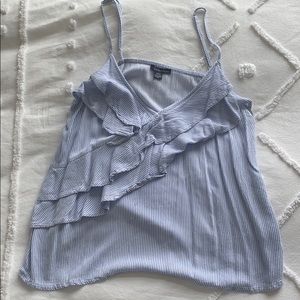 strapping ruffle top